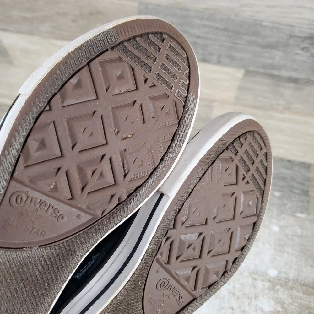 Converse worn blue